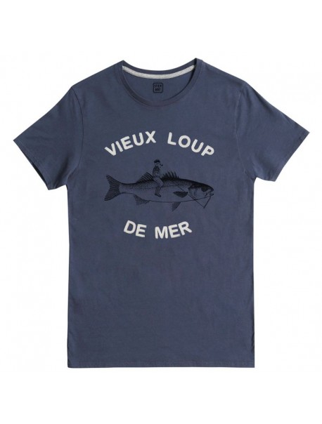 Tee shirt "Vieux Loup" Dark Blue